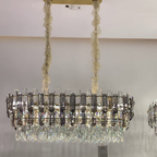 Light Luxury Round / rectangular Crystal Chandelier for Living / dining Room / bedroom