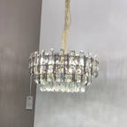 Light Luxury Round / rectangular Crystal Chandelier for Living / dining Room / bedroom