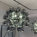 Creative Black Grape Glass Chandelier for Bar / dining / living Room / kitchen Island