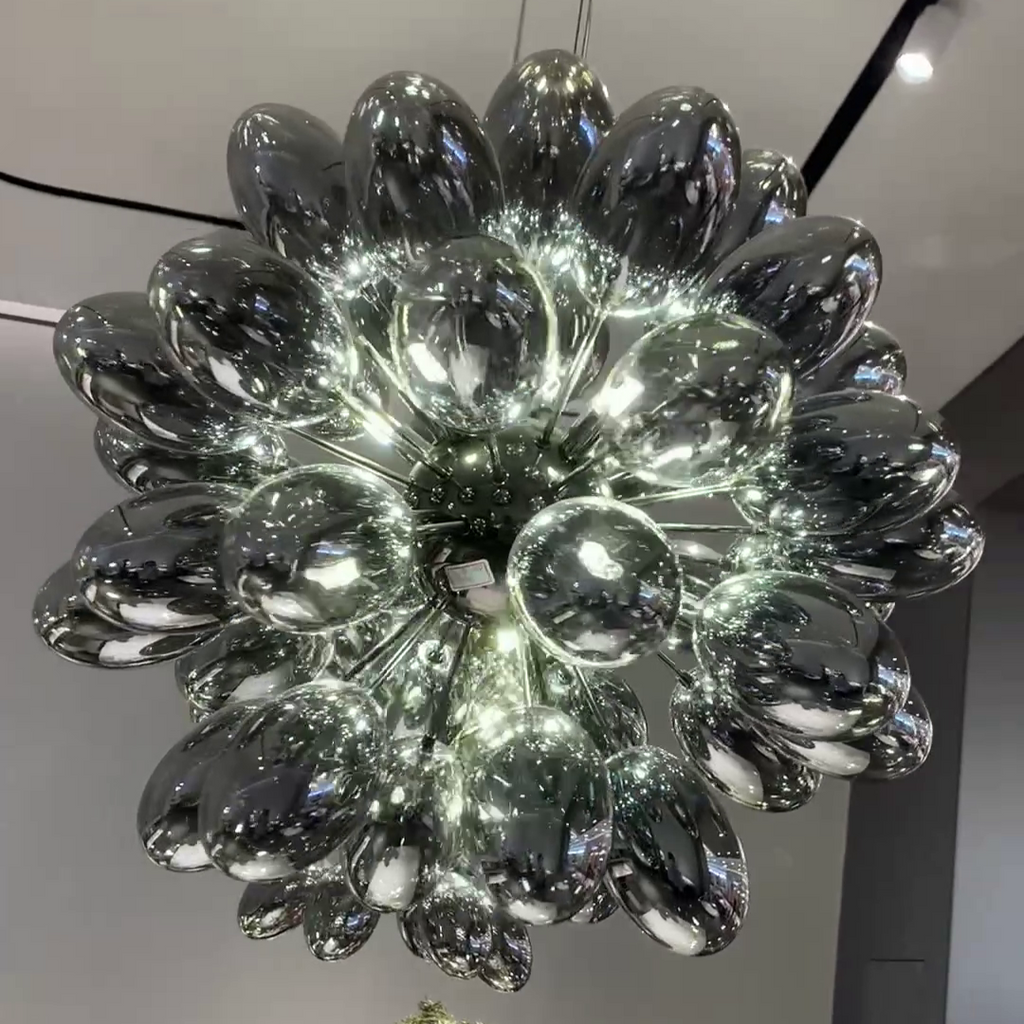 Creative Black Grape Glass Chandelier for Bar / dining / living Room / kitchen Island