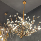 Gemstone Branch Chandelier with Artistic Design for Bedroom or Living Room