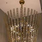 New Luxury Creative Multi-Tiered Crystal Chandelier in Champagne Gold Finish for Living / dining Room /