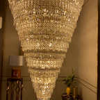 Extra Large Luxury Crystal Chandelier for Staircase / living Room / foyer / villa
