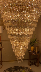 Extra Large Luxury Crystal Chandelier for Staircase / living Room / foyer / villa
