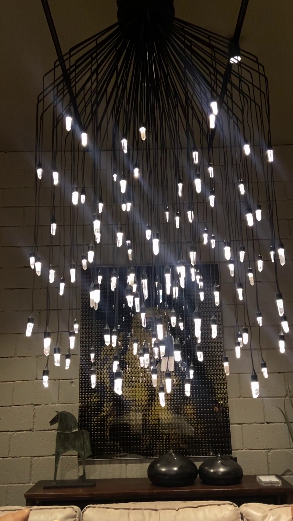 Rock Crystal Raindrop Chandelier with Polished Finish for Living Room Dining Room Staircase Foyer
