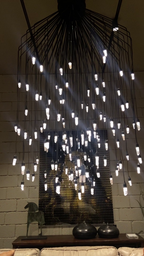 Rock Crystal Raindrop Chandelier with Polished Finish for Living Room Dining Room Staircase Foyer