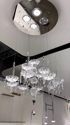 Modern Art Floating Chandelier for Living Room / foyer / hotel