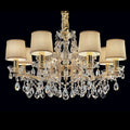 Golden Maria Theresa Crystal Chandelier