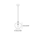 Modern Smoke Gray Glass Lamp Designer Chandelier for Cafe / kitchen Island / dining Room Style B